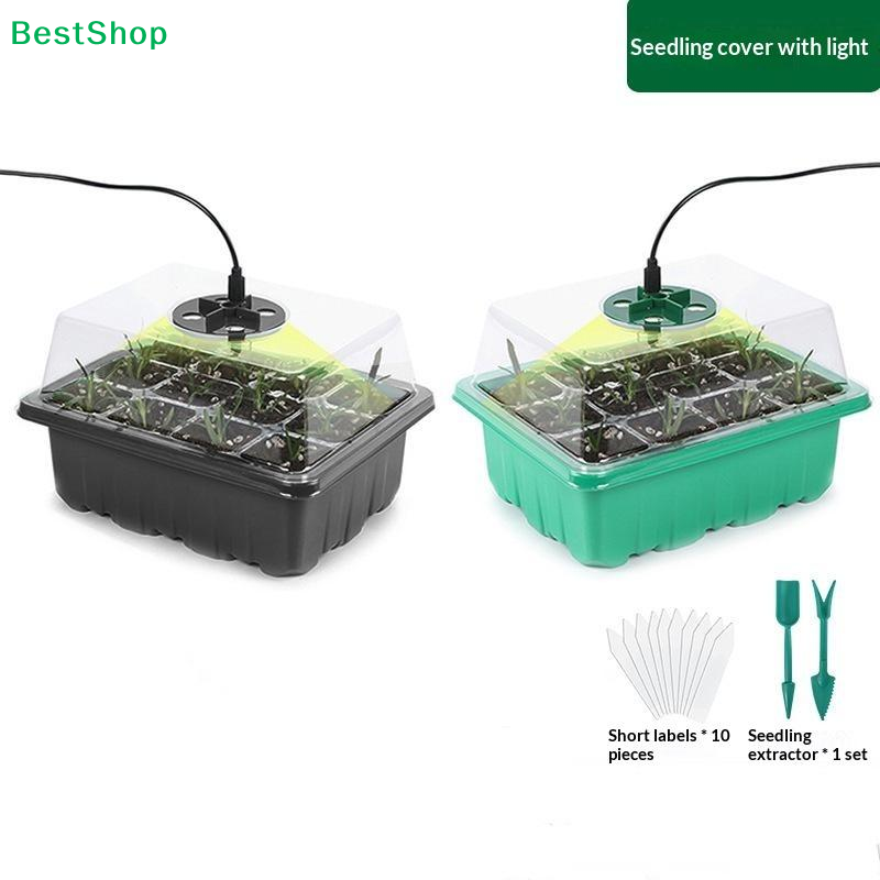 Humidity Dome Kit - 6/12-Cell Home Seed Starter Tray With
