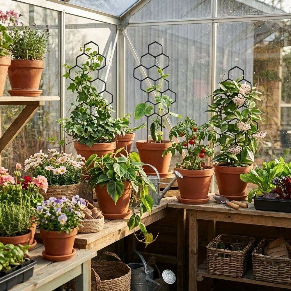 Honeycomb Design Plant Trellis - đánh giá và giá Sphagnum Moss Dry
