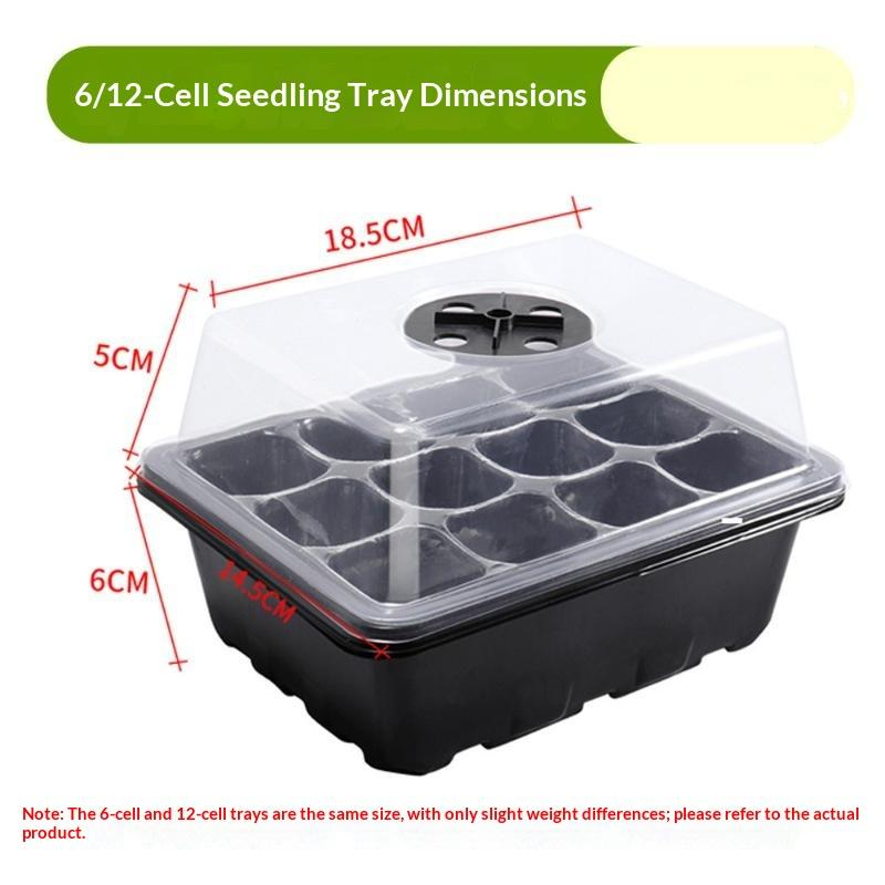 6/12-Cell Home Seed Starter Tr - đánh giá và giá Humidity Dome Kit